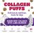 Icelandic+ Collagen Puffs Baked Beef Collagen with Lamb Marrow Crunchy Protein Bites Dog Treats - 2.5oz