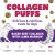 Icelandic+ Collagen Puffs Baked Beef Collagen with Lamb Marrow Crunchy Protein Bites Small Dog Treats - 1.3oz