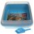 Iris Self-Cleaning Cat Litter Pan - Blue