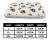 WAVF Paw Print Soft Plush Pet Bed with Removable Cover For Dogs & Cats