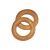 Rollover Pressed Porkhide Rings Dog Treat in Bulk Case