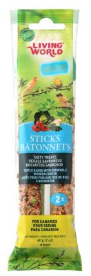Living World Canary Sticks - Vegetable Flavour Treat 2oz 2 pack