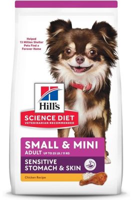 Hill's Science Diet Adult Sensitive Stomach & Skin Chicken Recipe Small & Mini Breed Dry Dog Food