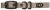 Hamilton Gun Metal Series Single Thick Deluxe Dog Collar