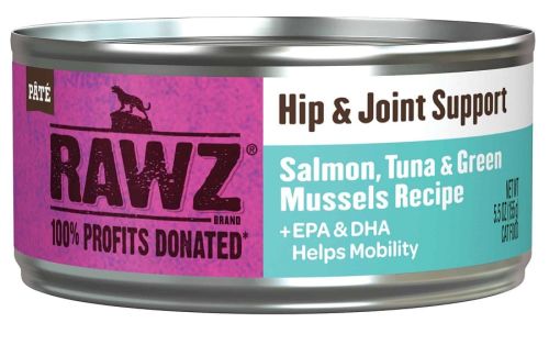 RAWZ Hip and Joint Salmon and Green Mussels Wet Cat Food 24 x 5.5oz