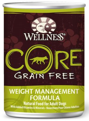 Wellness CORE Grain-Free Weight Management Formula Canned Dog Food 12x12.5oz