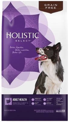 Holistic Select Adult Health Deboned Turkey & Lentils Grain-Free Dry Dog Food
