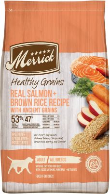 Merrick Healthy Grains Real Salmon and Brown Rice Dry Dog Food