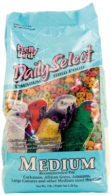 Pretty Bird Daily Select Extruded Bird Food - Medium 