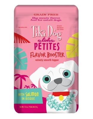 Tiki Dog Aloha Petites Flavor Booster Salmon Bisque Dog Food Topper - 12 x 1.5oz