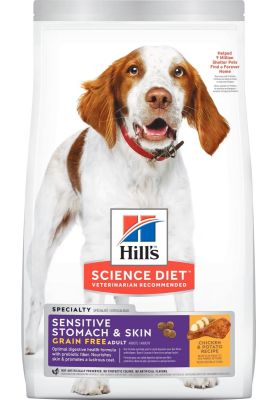 Hill's Science Diet Adult Sensitive Stomach & Skin Chicken & Patato Recipe Grain-Free Dry Dog Food - 24lbs