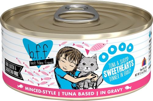 Weruva BFF Tuna & Shrimp Sweethearts Recipe In Gravy Canned Cat Food