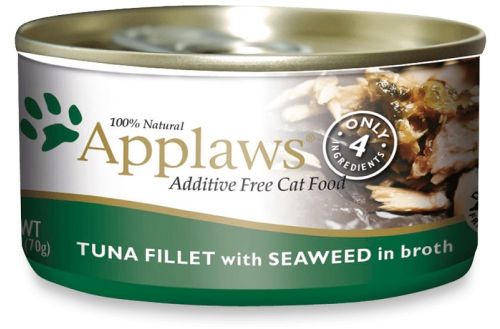 Applaws Tuna Fillet with Seaweed in Broth Canned Cat Food