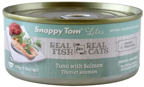 Snappy Tom Lites Tuna with Salmon Canned Cat Food