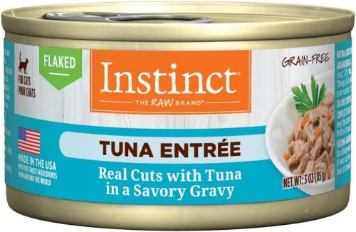 Instinct Tuna Entree Grain Free Flaked Canned Cat Food - 24x3oz