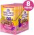 Wellness Appetizing Entrees Flaked Tuna, Mackerel and Shrimp Recipe Cat Food Pouches - 8 x 1.4oz
