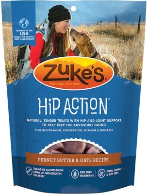 Zuke's Hip Action Peanut Butter & Oats Recipe Dog Treats