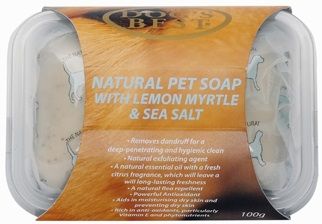 Dog's Best Natual Pet Soap with Lemon Myrtle & Sea Salt 90g