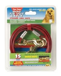 Four Paws Tie Out Cable - Medium Weight