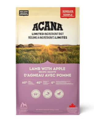 Acana Singles Limited Ingredient Lamb With Apple Recipe Grain-Free Dry Dog Food