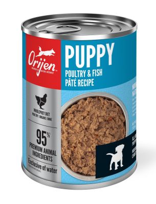 Orijen Puppy Poultry and Fish Recipe Pate Canned Dog Food - 12x12.8oz