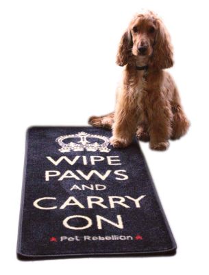 Pet Rebellion Wipe Paws & Carry On Pet Barrier Rugs
