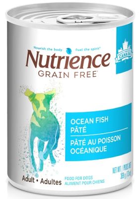 Nutrience Grain Free Ocean Fish Pate Canned Dog Food 12x13oz