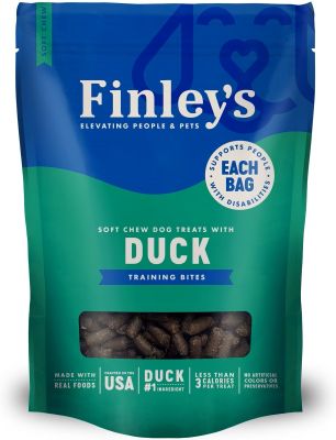 Finley's Duck Soft & Chewy Training Bites Dog Treats