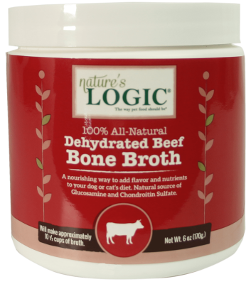 Nature's Logic Dehydrated Beef Bone Broth for Dogs & Cats - 6oz
