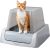 PetSafe ScoopFree Complete Plus Covered Self-Cleaning Litter Box, Purple or Taupe color