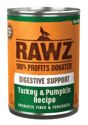 RAWZ Digestive Support Turkey and Pumpkin Canned Dog Food 12 x 12.5oz