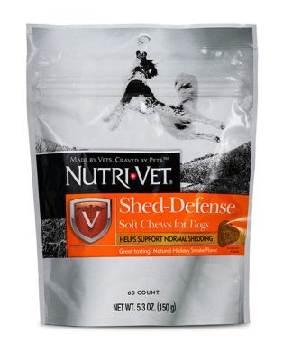 Nutri-Vet Shed-Defense Soft Chews for Dogs - 5.3oz, 60ct