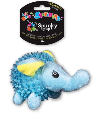 Spunky Pup Lil Bitty Squeakers Elephant Dog Toy