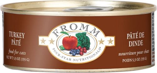 Fromm Four-Star Turkey Pate Canned Cat Food 12x5.5oz