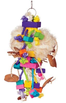 Prevue Hendryx Bodacious Bites Tough Puff Bird Toy
