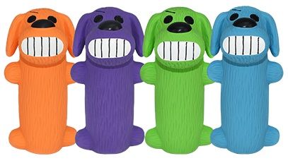 Multipet Minipet Latex Loofa Assorted Dog Toy