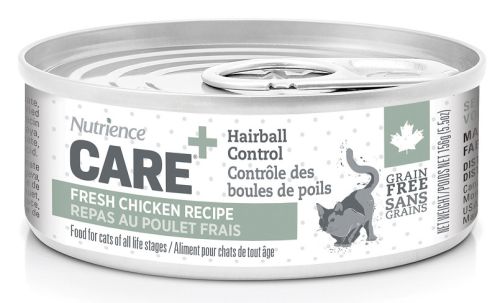 Nutrience Care Hairball Control Chicken Pate Canned Cat Food - 24x5.5oz