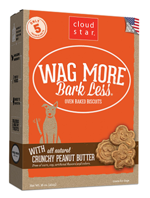 Cloud Star War More Bark Less Oven Baked Biscuts With Crunchy Peanut Butter Dog Treats