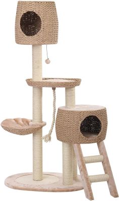 PetPals CO-OP Multi Level Cat Tree with Condo & Teaser