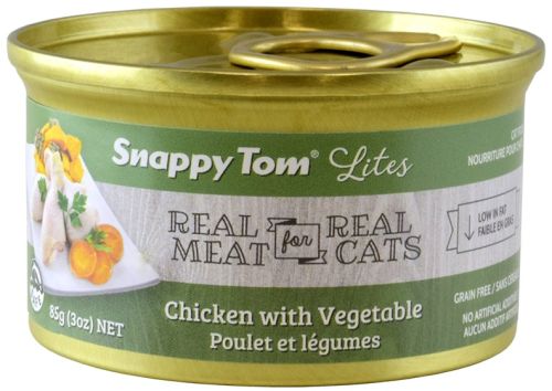 Snappy Tom Lites Chicken with Vegetables Canned Cat Food 24 x 85g