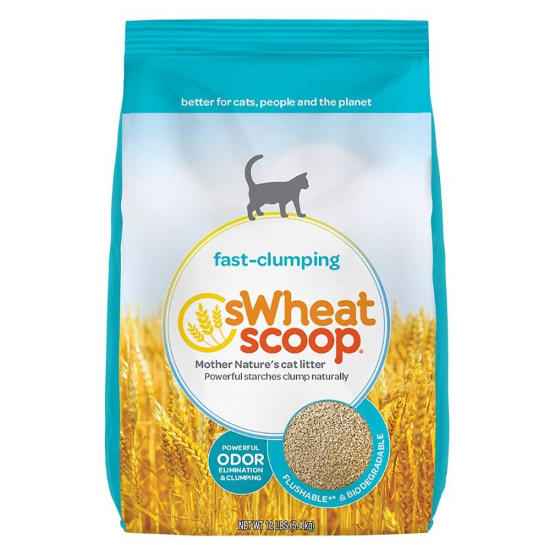 sWheat Scoop Original Natural FastClumping Wheat Cat Litter PetOnly.ca