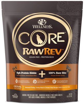 Wellness CORE RawRev Natural Grain Free Original Turkey & Chicken with Freeze Dried Turkey Dry Dog Food