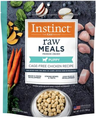 Instinct Raw Meals Grain Free Freeze Dried Chicken Recipe For Puppies Dry Dog Food