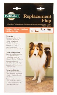 PetSafe Medium Replacement Flap for PetSafe Freedom Aluminum, Plastic & Extreme Weather Door