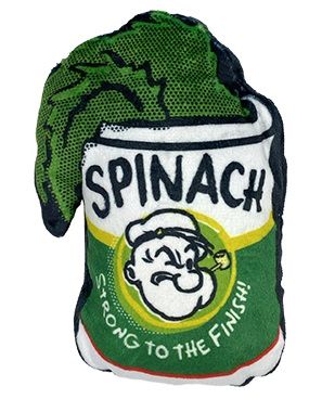 Multipet Popeye Spinach Can 6" Dog Toy