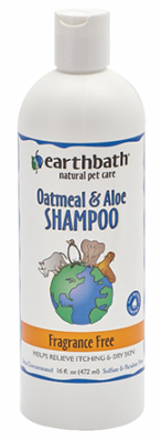 Earthbath Oatmeal & Aloe Fragrance Free Dog & Cat Shampoo