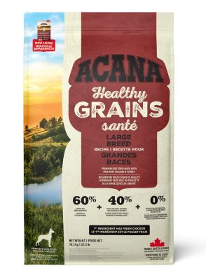 Acana Healthy Grains Large Breed Recipe Dry Dog Food - 22.5lb