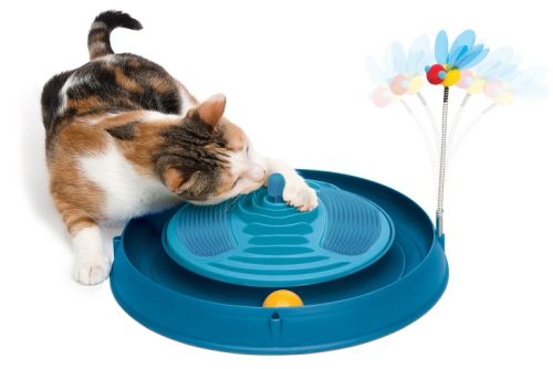 Catit Play 3 in 1 Circuit Ball Toy with Massager