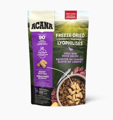 Acana Freeze-Dried Morsels Free-Run Duck Recipe Dry Dog Food - 227g