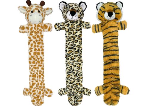 Multipet Safari Squeaker Mats Assorted Characters 24" Dog Toy